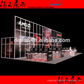 Exposição de alumínio Booth Product Factory Perto do Novo Centro Internacional de Exposições de Xangai